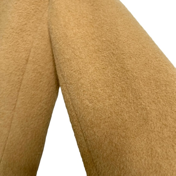 Lauren Ralph Lauren Camel Overcoat Vintage Y2K Made In USA Size 4 Petite - Picture 15 of 17